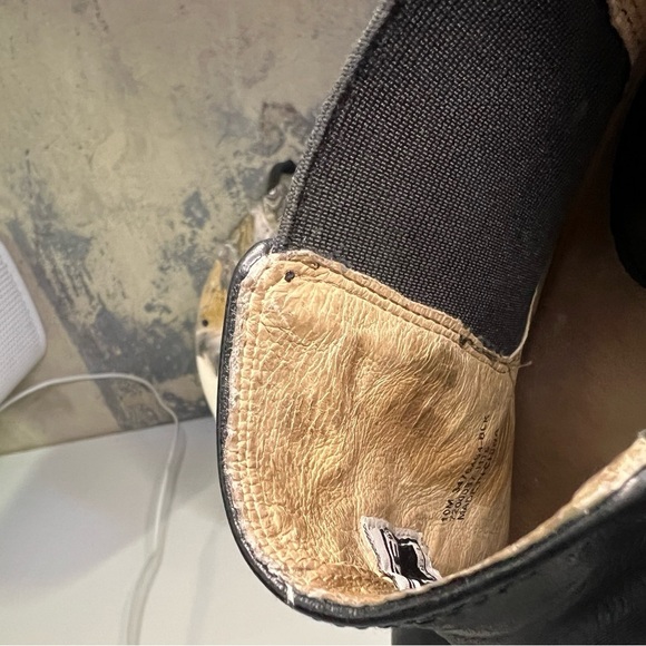 Frye Stella Short Chelsea Black Leather Boot - Picture 14 of 14